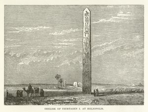 Obelisco de Usurtasen I en Heliópolis de American School