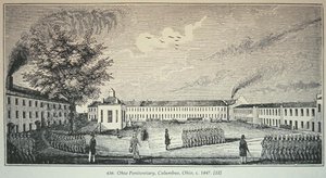 Penitenciaría de Ohio, Columbus, Ohio, c.1847 de American School