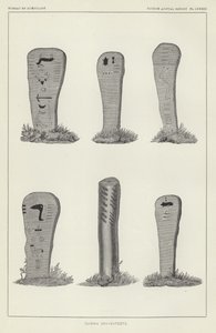 Postes funerarios Ojibwa de American School
