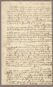 Página 1, Carta de Abigail Adams a John Adams, 31 de marzo - 5 de abril de 1776 (tinta sobre papel) de American School
