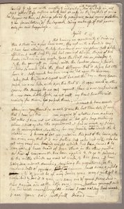 Página 3, Carta de Abigail Adams a John Adams, 31 de marzo - 5 de abril de 1776 de American School