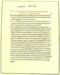 Página de los Pandectas de Justiniano de American School