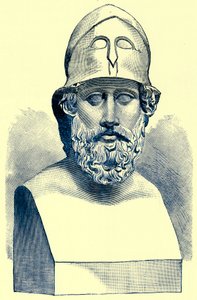 Pericles, ilustración de History of Greece de Victor Duruy, publicado en 1890 de American School