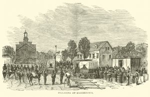 Saqueo en Hagerstown, julio 1864 de American School