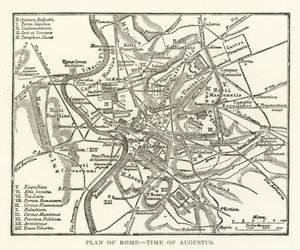 Plano de Roma, época de Augusto