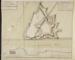 Plano del nuevo fuerte de Pittsburgh de American School
