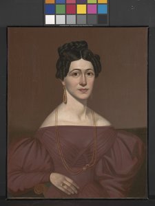 Retrato de Eliza C. Ayres (óleo sobre lienzo) de American School