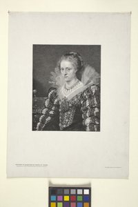 Retrato de Jacquelin De Cordes (tinta)