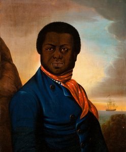 Retrato de un marinero (¿Paul Cuffe?), c.1800 de American School