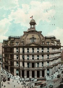 Oficina de correos, Nueva York, c.1900-09 de American School