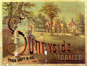 Cartel publicitario de Tabaco Sunnyside