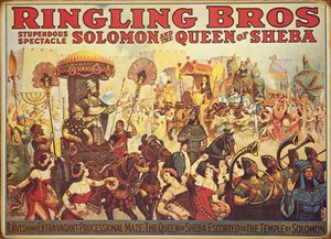 Póster publicitario del circo 