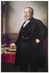 Póster electoral del presidente Benjamin Harrison (1833-1901)