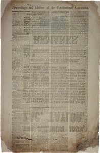 Procedimientos y discurso de la Convención Constitucional, c.19 de marzo de 1861
