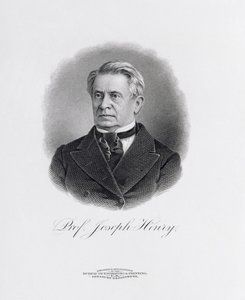 Profesor Joseph Henry (1797-1878) de un frontispicio de A Memorial of Joseph Henry, Washington, 1880 de American School