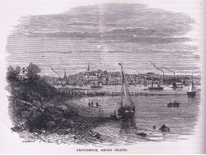 Providence, Rhode Island, ilustración de la Historia de los Estados Unidos de Cassell, publicada por Petter & Galpin c.1890 de American School