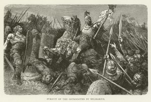 Persecución de los ostrogodos por Belisario