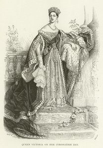 La reina Victoria en el día de su coronación de American School