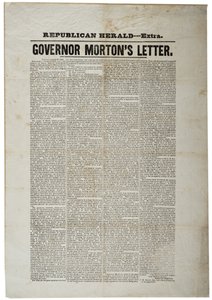 Republican Herald- Extra, 27 de agosto de 1842 de American School