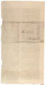 Resoluciones imprimiendo la propuesta de NYS para enmiendas a la Constitución, octubre de 1788 de American School