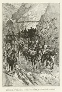 La retirada de Massena después de la Batalla de Ciudad Rodrigo