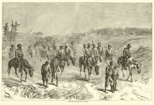 Regreso de la caballería de Kautz, junio 1864 de American School