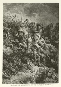Ricardo Corazón de León en la Batalla de Ascalón, 1192 de American School