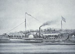 El barco de vapor de Robert Fulton, el 