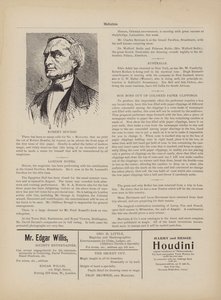 Robert Houdin, Anuncios de American School