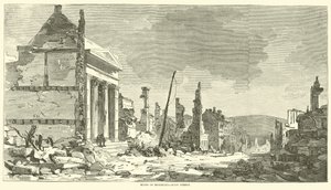Ruinas de Richmond, Main Street, abril 1865 de American School