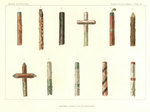 Postes sagrados de Midewigan de American School
