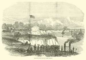 Saludando la bandera en Port Hudson, julio 1863 de American School