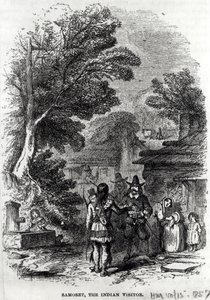 Samoset, el visitante indio, de 
