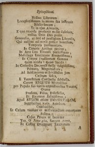Samuel Mather, Epitafio, 1724