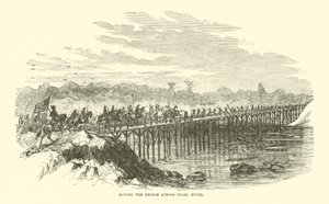 Salvando el puente sobre el río Pearl, abril 1863 de American School