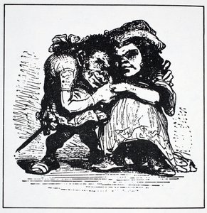 Elfos Escandinavos, de La Guía Mundial de Gnomos, Hadas, Elfos y Otros Seres Pequeños por Thomas Keightley (1789-1872) Publicado 1880 (grabado en blanco y negro) de American School