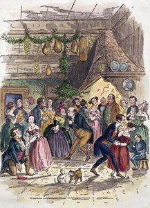 Escena de Un cuento de Navidad, de Charles Dickens
