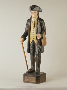 Escultura de Diedrich Knickerbocker que estuvo en Knickerbocker Hall en la ciudad de Nueva York, c.1850-67 de American School