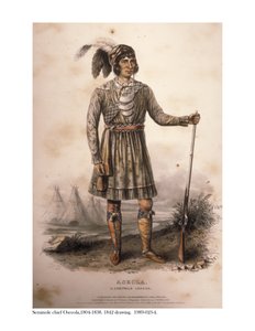 Jefe Seminola Osceola, 1842 de American School