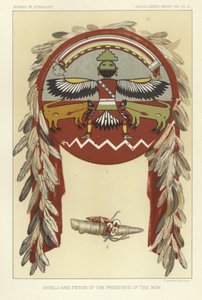 Escudo y fetiche del sacerdocio del arco de American School
