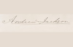 Firma de Andrew Jackson