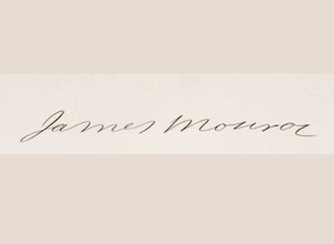 Firma de James Monroe