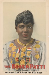Sissieretta Jones, también conocida como la "Patti Negra", 1899