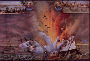 Guerra Hispano-Estadounidense 1898, USS Maine explotado en el puerto de La Habana