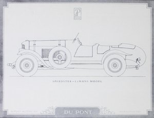 Speedster - Modelo LeMans, Automóviles DuPont, 1921 de American School