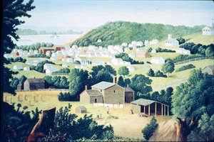 St Joseph, Missouri, hogar del forajido Jesse Woodson James (1847-82) c.1865 de American School