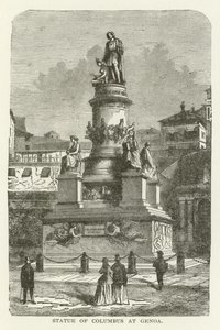 Estatua de Colón en Génova