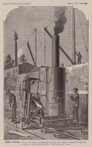 Corte de piedra, canalizador de piedra de American School