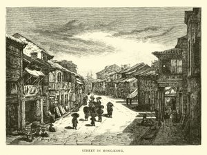 Calle en Hong Kong
