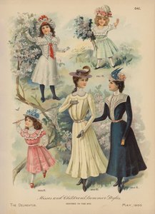 Moda de verano para mujeres y niñas (cromolito) de American School